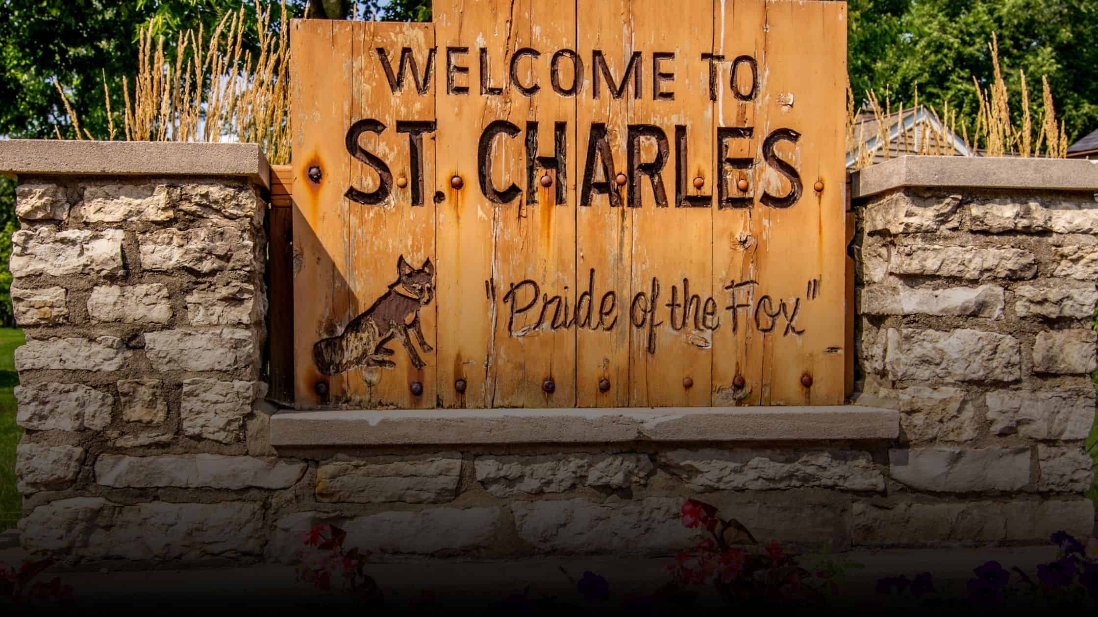 Welcome to St. Charles sign